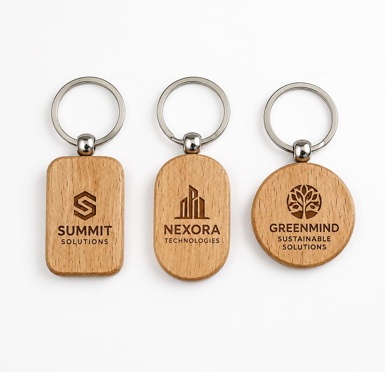 Bamboo Keychain