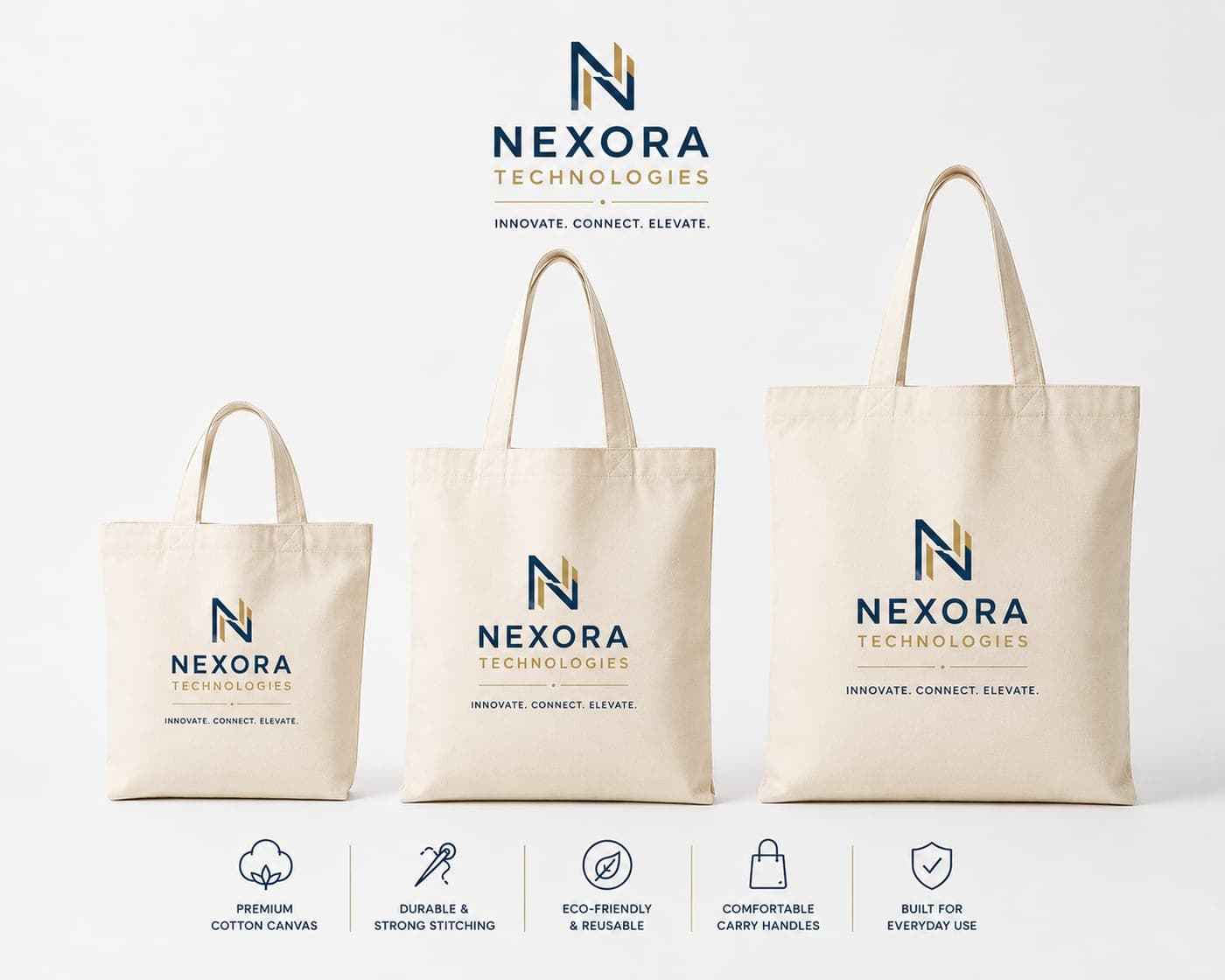 Flat Tote Bag