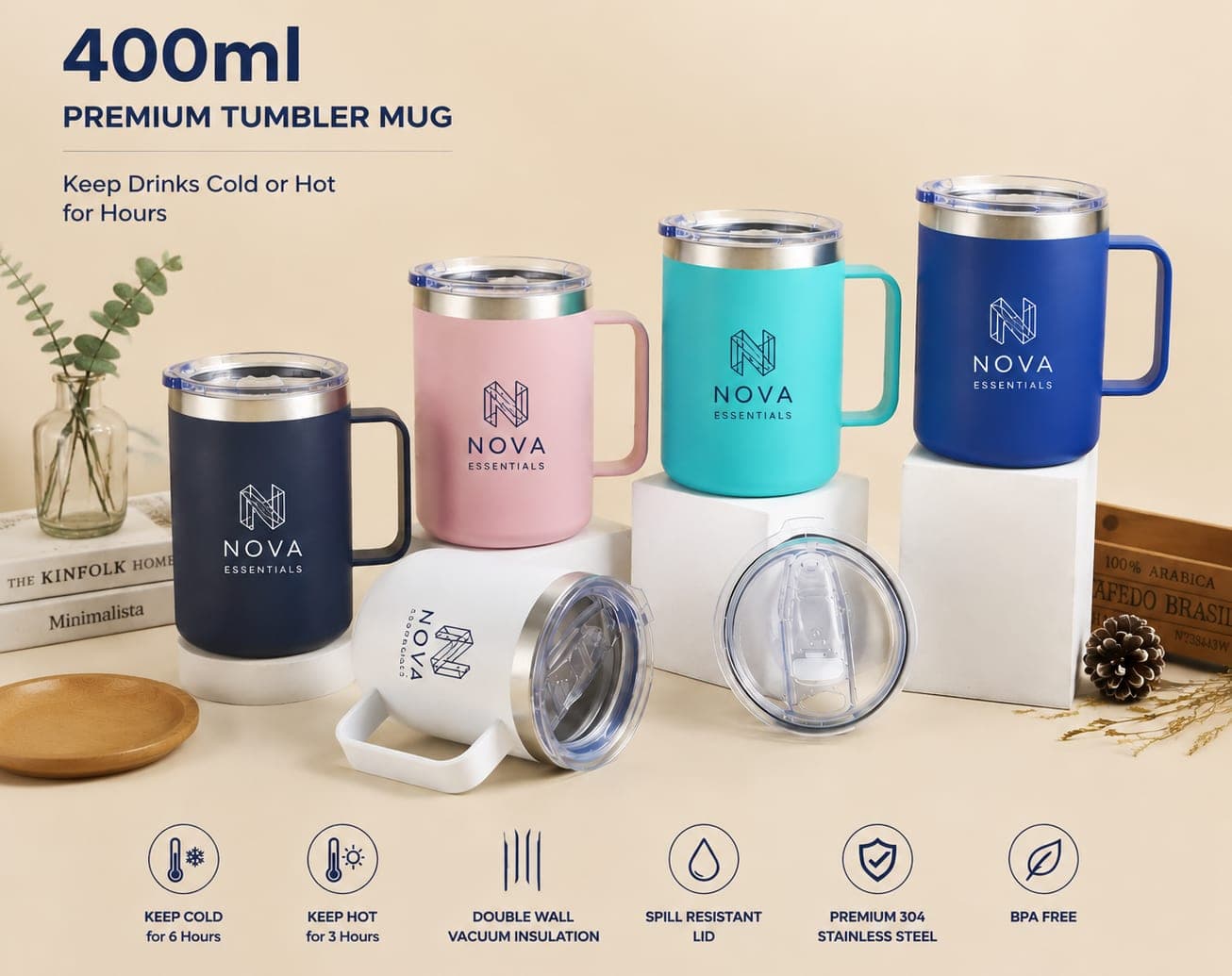 The Daily - 400ml Insulated Coffee Mug