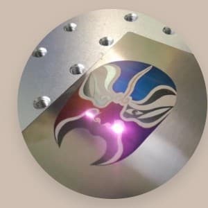 Colored Metal Engraving